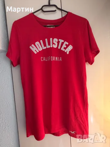 Red Hollister Unisex shirt 