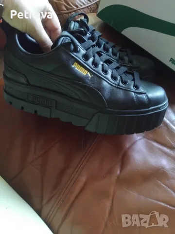 Нови дамски обувки на платформа Puma, 38,5, снимка 4 - Дамски боти - 55351785