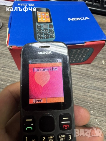 Мобилен телефон Nokia 100, снимка 2 - Nokia - 55171032