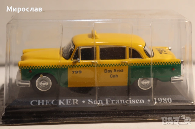 1:43 SAN FRANCISCO TAXI TAKСИ КОЛИЧКА МОДЕЛ, снимка 2 - Колекции - 54379584