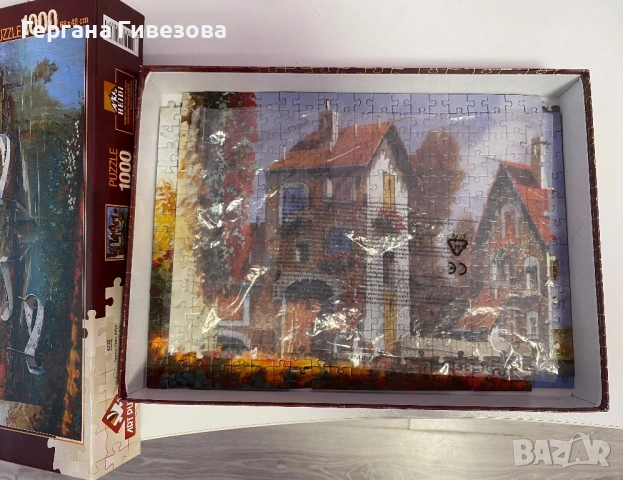  Art Puzzle от 1000 части - Случай в Черчио, Италия, Гуидо Борели, снимка 2 - Пъзели - 54934156
