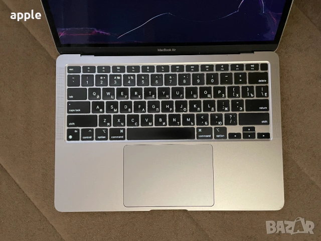13" M1 Macbook Air A2337 Space Grey-НА ЧАСТИ, снимка 2 - Лаптопи за дома - 54299598
