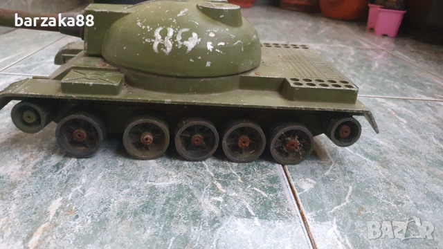 Стара руска играчка Танк, снимка 4 - Колекции - 54272594