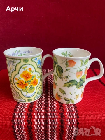 Чаши МЪГ от фин костен порцелан, снимка 4 - Чаши - 54189307