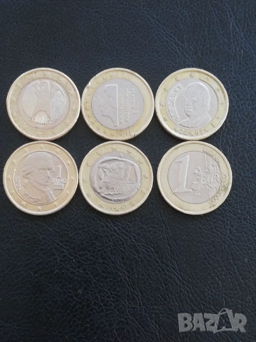 6 монети от 1 евро различни, снимка 6 - Нумизматика и бонистика - 50436123