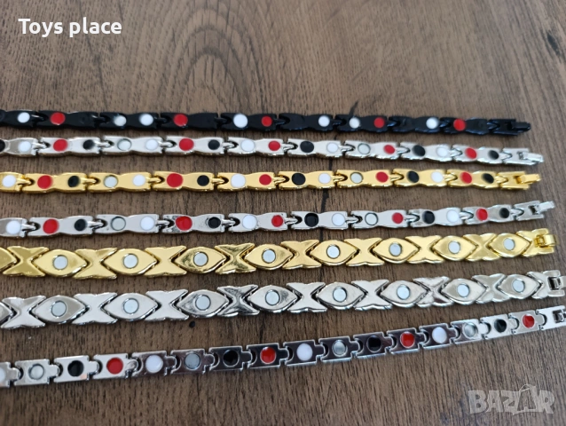 Магнитна гривна за регулиране на кръвното налягане , снимка 5 - Гривни - 52554102