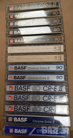 Лот от 14 аудио касети BASF хромни ленти