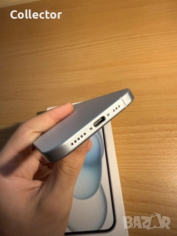 iPhone 15 256GB Blue с 4 оригинални калъфи и MagSafe, снимка 7 - Apple iPhone - 55425068