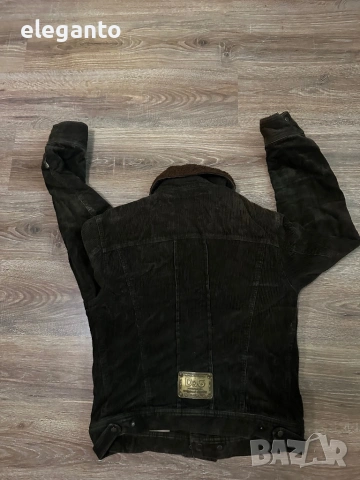 Оригинално мъжко Vintage 90'с яке D&G Dolce e Gabbana  Ribbed corduroy Jacket , L размер , снимка 7 - Якета - 54580715