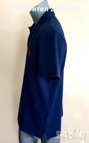 POLO Ralph Lauren Pique Cotton Stretch Mesh Slim Fit Mens Size L ОРИГИНАЛ! Мъжка Тениска!, снимка 13 - Тениски - 54886792