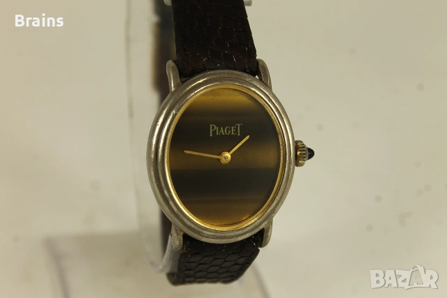 1960's PIAGET Тигрово Око Швейцарски Дамски Ръчен Часовник , снимка 2 - Дамски - 55143551