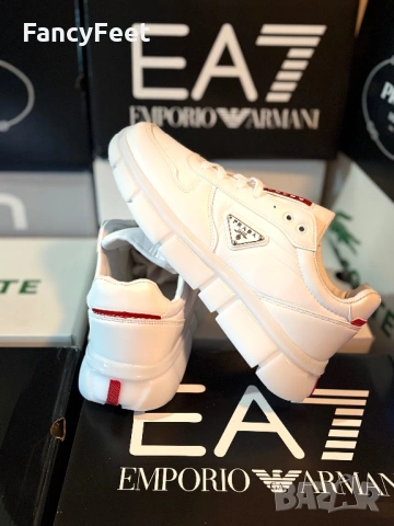 Prada мъжки спортни обувки, снимка 6 - Маратонки - 54445427