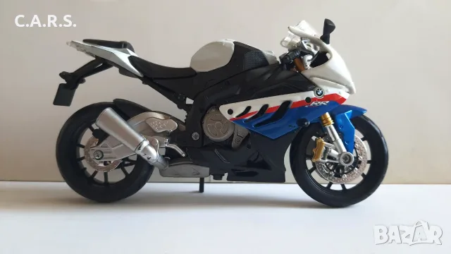 BMW S 1000RR Sports Bike Maisto - Мащаб 1:12, снимка 5 - Колекции - 55404328