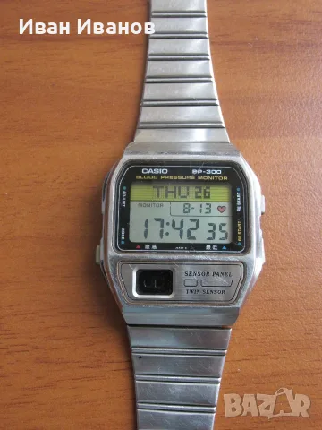 Casio BP-300 Blood Pressure Monitor Made in Japan Касио, снимка 3 - Мъжки - 55657361