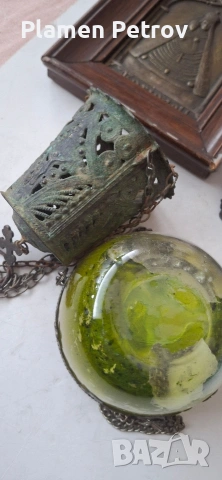 Икона,кандило,Исус Христос , снимка 12 - Антикварни и старинни предмети - 38502656