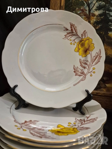 Сервиз за хранене, Cmielow Poland , снимка 5 - Сервизи - 54287475