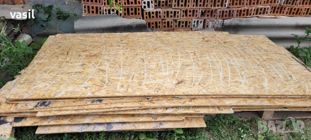 OSB2 употребявани плоскости 1,25×2.5⁹..9мм, снимка 2 - Строителни материали - 54986655