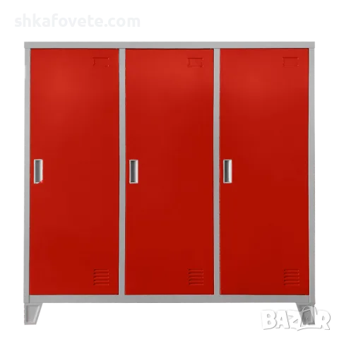 Метален гардероб за детски градини BB3, 40х120х130см, ЦВЕТНИ ВРАТИЧКИ, снимка 7 - Гардероби - 55449267