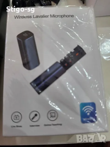Безжичен лавалиерен микрофон, комплект 2 броя, USB, активна шумопотискаща технология, снимка 11 - Микрофони - 55613718