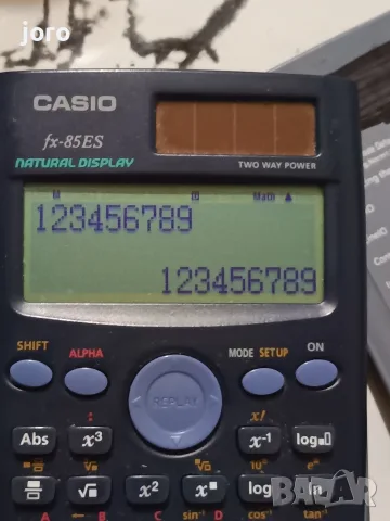 casio fx 85es научен калкулатор , снимка 4 - Друга електроника - 55352949