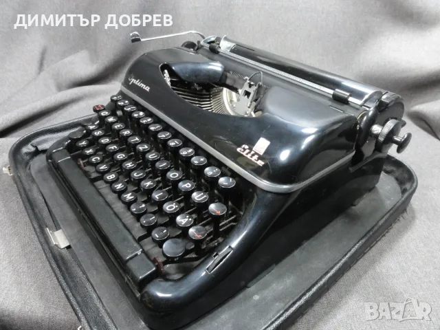 СТАРА РЕТРО СОЦ ГДР DDR ПИШЕЩА МАШИНА OPTIMA ELITE 2, снимка 3 - Антикварни и старинни предмети - 55342432