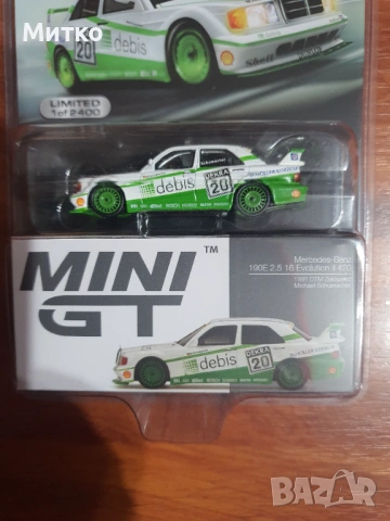 MiniGT Mercedes 190E (Blister), снимка 3 - Колекции - 54259442