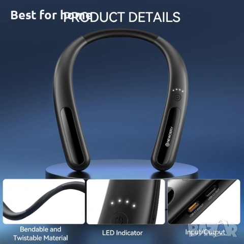 Външна батерия за врата NEWDERY 10000mAh за Meta Quest 3/2, VR Oculus Quest, HTC, снимка 8 - Друга електроника - 54885607