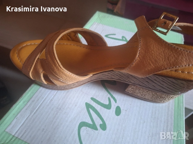 нови сандали Габина естествена кожа , снимка 4 - Сандали - 54622449