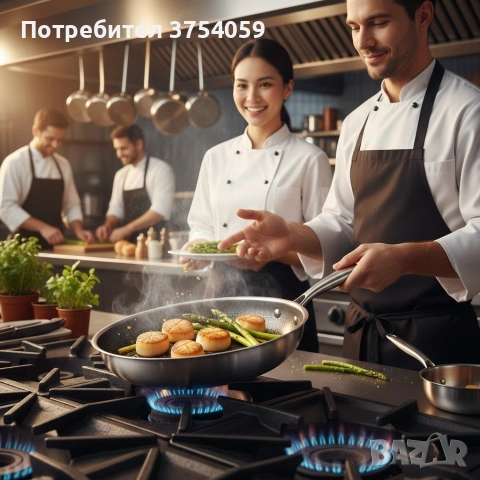 Тиган с капак Goldmann GM 1128-24, 1128-26 , 24x5 см./26х5 см., Трислойно дъно, Незалепващо покритие, снимка 4 - Съдове за готвене - 55182361