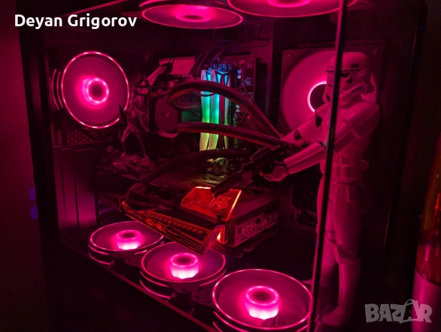 Мощен Геймърски Компютър / Ryzen 7 5800X / RTX 3060 Ti iChill / 16GB RAM / Водно охлаждане