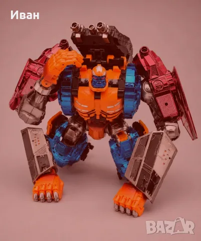 TransArt BWM-05 Mighty Guardian Optimal Optimus Beast Wars Masterpiece, снимка 3 - Колекции - 55329608