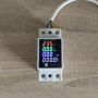 Монофазен цифров електромер 100A DIN шина с цветен LED дисплей 6 в 1, снимка 9