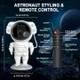 Immver Astronaut Galaxy Star Projector с дистанционно управление и таймер, 8 ефекта на мъглявина, снимка 6