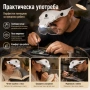 Акумулаторна лупа за глава с различни увеличения и LED осветление за четене шиене бродиране гоблени, снимка 6