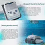 Безкабелен робот със скимер за почистване на басейни AirRobo PC200*Безплатна доставка*Гаранция 2 г, снимка 16
