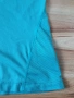 Nike Dri-FIT дамски потник размер M синьо-зелен спортен топ, снимка 5