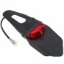 Заден калник за мотор с LED стоп 12V – Ендуро/Мотокрос опашка, ABS, черен, 33x11 см 10135, снимка 14