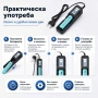 Зарядно устройство дисплей за литиево йонни батерии 18650 16340 26650, снимка 4