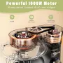 Планетарен миксер Zuccie 1000W с 5L купа и 8+P скорости Тих - ЧИСТО НОВ, снимка 6