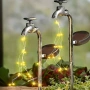 5006 Декоративна светеща чешма от ковано желязо с LED нишки и метална кофа-саксия, снимка 3