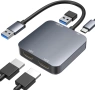USB 3.0 към 2x HDMI адаптер Full HD за лаптоп и компютър, снимка 1