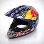 Крос каска RedBull Full Face за мотор, мотокрос и ATV - синя - S или M, снимка 5