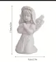 3D момиче момче деца ангел фигурка за украса декор гипсова фигурка смола кръщене статуетка, снимка 4