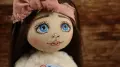 Текстилна кукла с височина 28 см, снимка 4