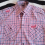 %SALE! КАТО НОВА JACK WOLFSKIN Size M оригинална карирана риза с къс ръкав Джак Улфскин Plaid Shirt, снимка 2