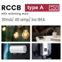 RCD прекъсвач TONGOU 40A 30mA Type A 1P+N, снимка 2