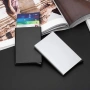 Сив алуминиев органайзер за безконтактни карти с RFID защита 4044, снимка 6