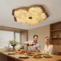 LED таванна лампа цвете 72 W с дистанционно, приложение и димиране 40 см с цветова температура, снимка 5