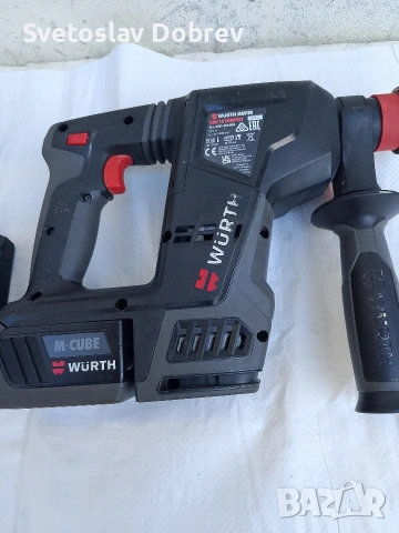 Безчетков акумулаторен перфоратор wurth 18v, снимка 6 - Перфоратори - 54391929