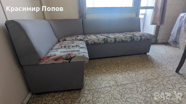 Кухненски ъглов дивам - сет, снимка 2 - Дивани и мека мебел - 54485622
